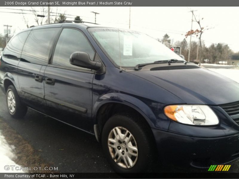 Midnight Blue Pearl / Medium Slate Gray 2006 Dodge Grand Caravan SE