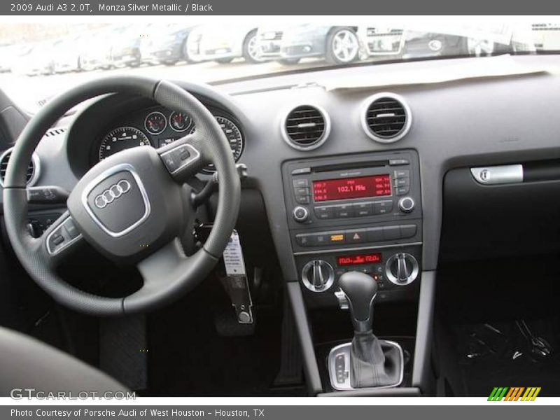 Monza Silver Metallic / Black 2009 Audi A3 2.0T