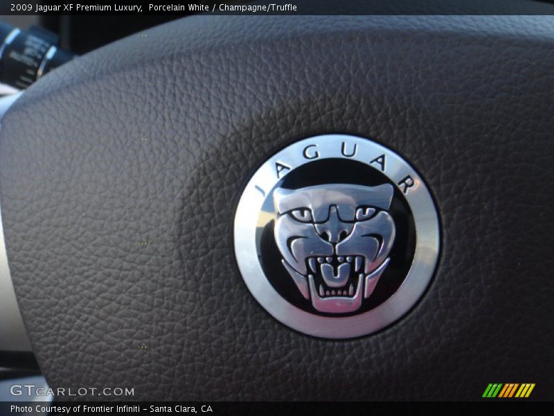 Porcelain White / Champagne/Truffle 2009 Jaguar XF Premium Luxury
