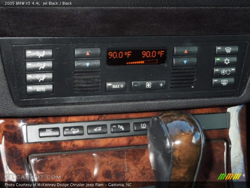 Jet Black / Black 2005 BMW X5 4.4i