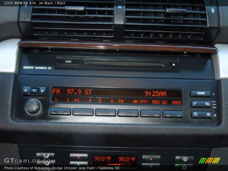 Jet Black / Black 2005 BMW X5 4.4i