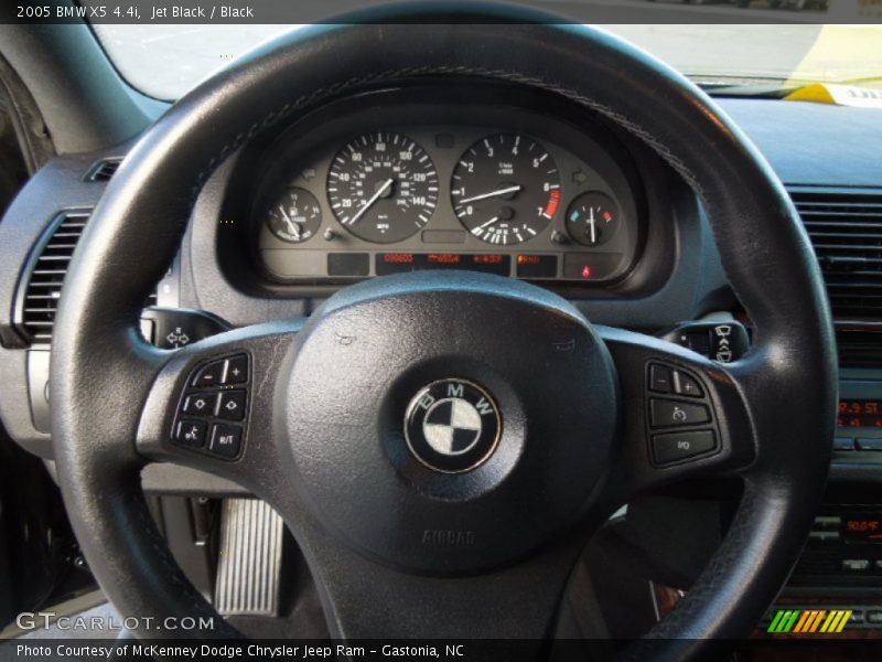 Jet Black / Black 2005 BMW X5 4.4i