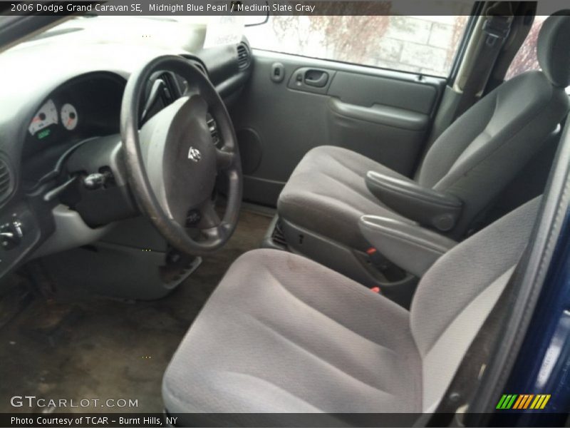 Midnight Blue Pearl / Medium Slate Gray 2006 Dodge Grand Caravan SE