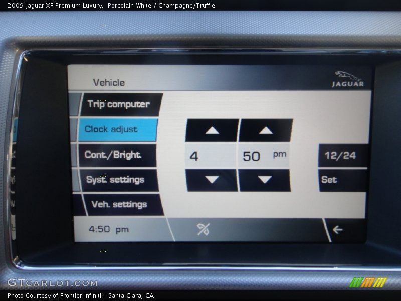 Porcelain White / Champagne/Truffle 2009 Jaguar XF Premium Luxury