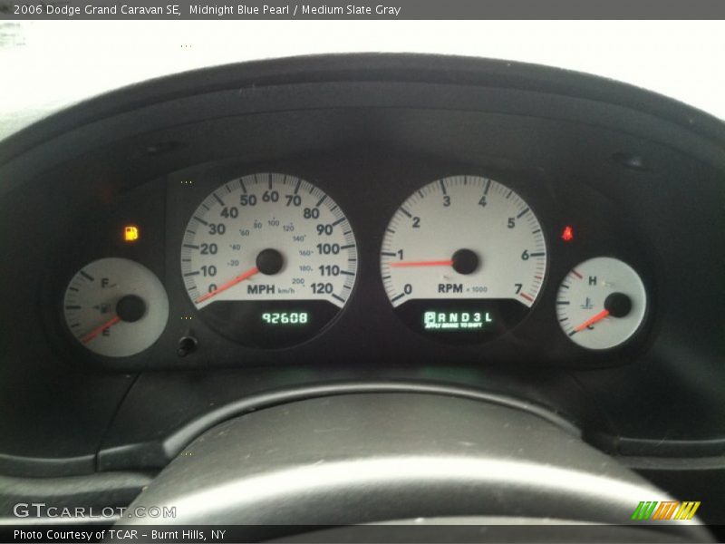 Midnight Blue Pearl / Medium Slate Gray 2006 Dodge Grand Caravan SE