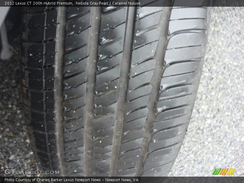 Nebula Gray Pearl / Caramel Nuluxe 2012 Lexus CT 200h Hybrid Premium