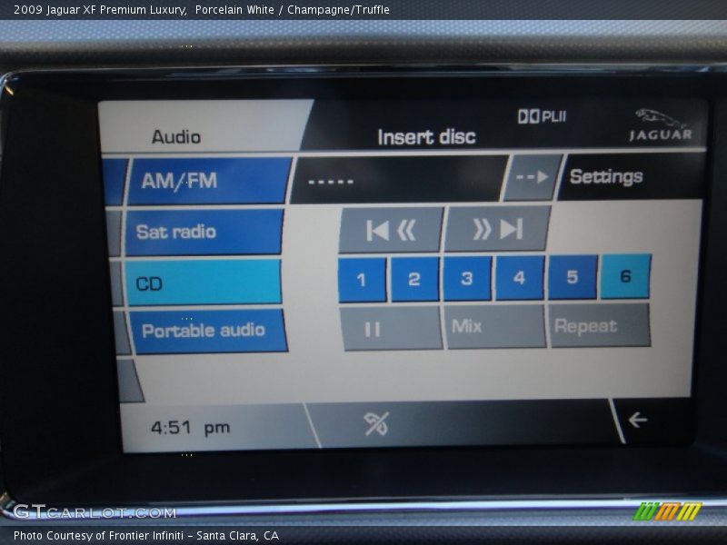 Porcelain White / Champagne/Truffle 2009 Jaguar XF Premium Luxury
