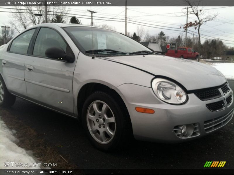 Bright Silver Metallic / Dark Slate Gray 2005 Dodge Neon SXT