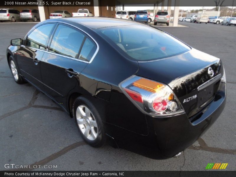 Super Black / Charcoal 2008 Nissan Altima 2.5 S
