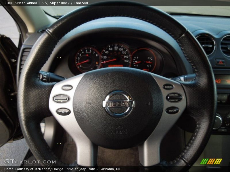 Super Black / Charcoal 2008 Nissan Altima 2.5 S