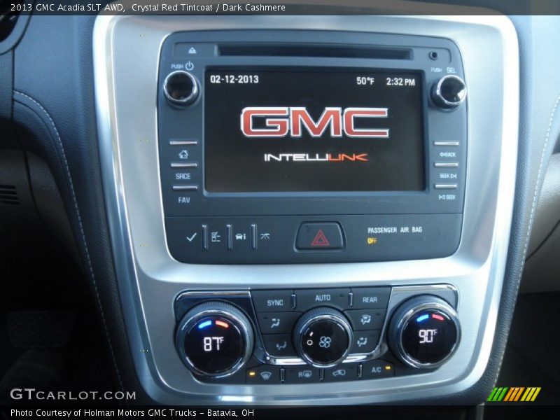 Controls of 2013 Acadia SLT AWD