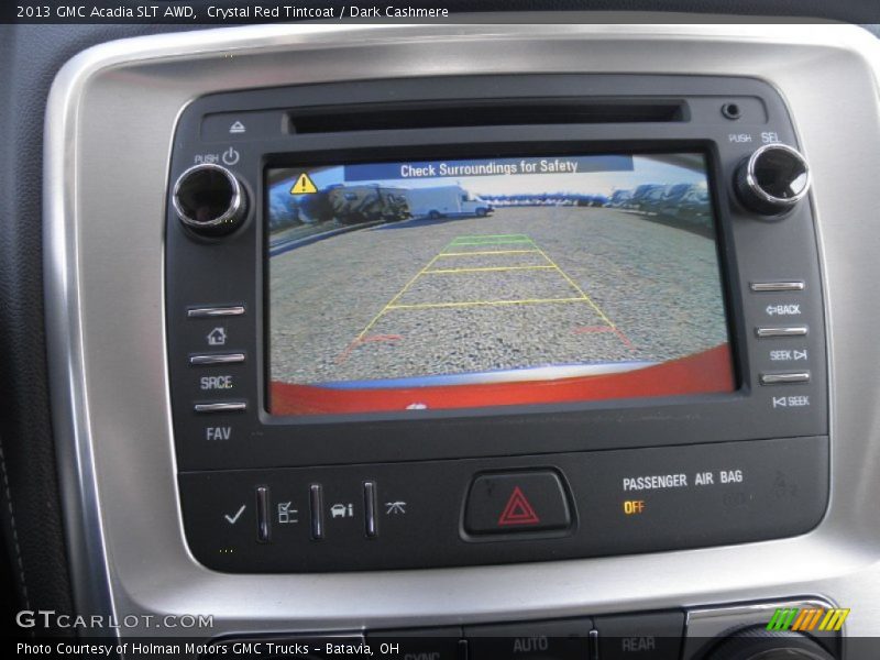 Crystal Red Tintcoat / Dark Cashmere 2013 GMC Acadia SLT AWD