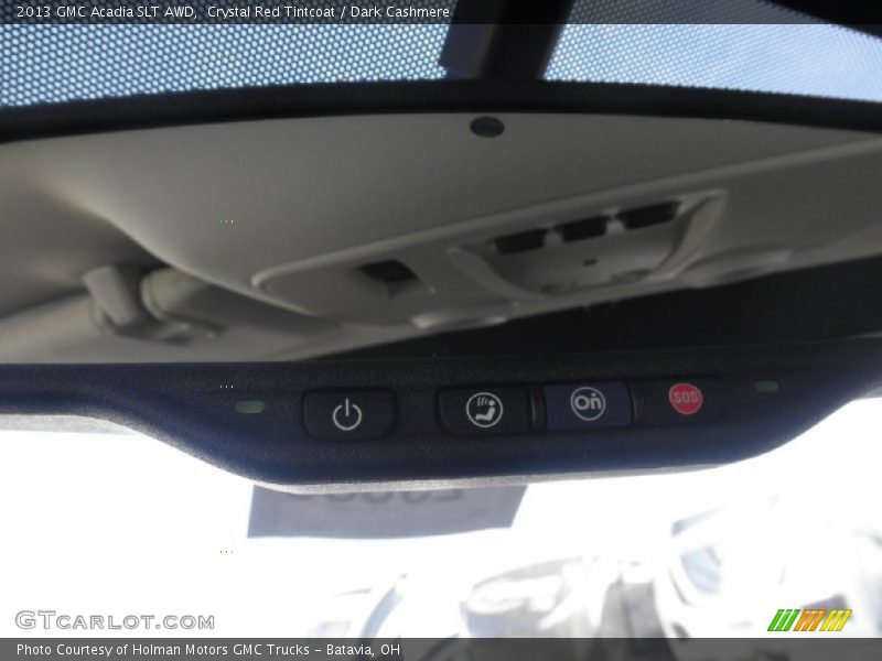 Crystal Red Tintcoat / Dark Cashmere 2013 GMC Acadia SLT AWD