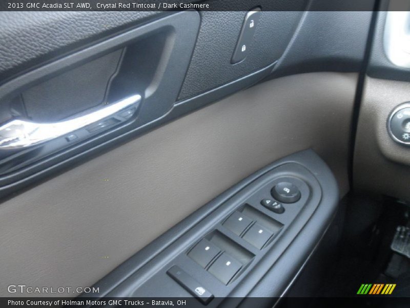 Crystal Red Tintcoat / Dark Cashmere 2013 GMC Acadia SLT AWD
