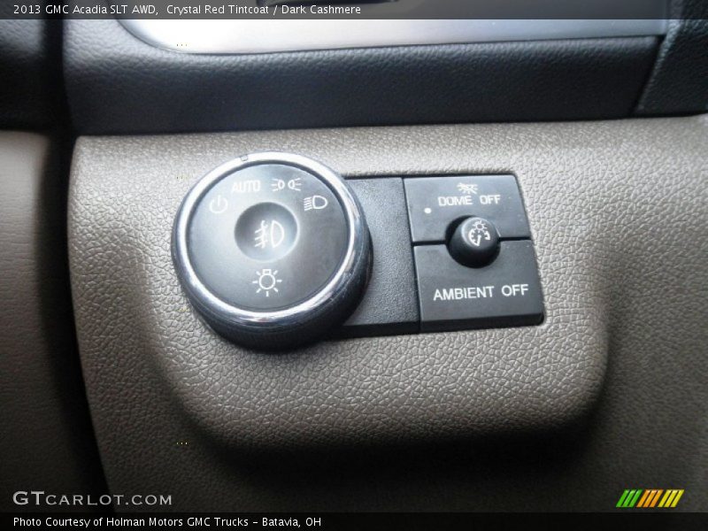 Crystal Red Tintcoat / Dark Cashmere 2013 GMC Acadia SLT AWD