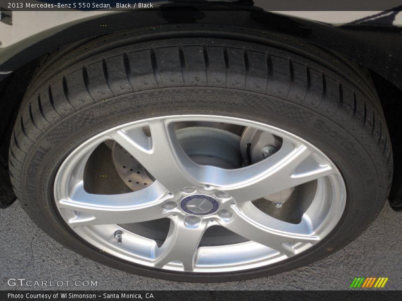 Black / Black 2013 Mercedes-Benz S 550 Sedan