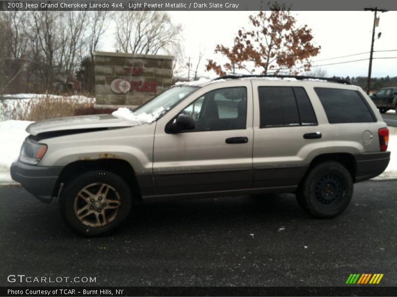 Light Pewter Metallic / Dark Slate Gray 2003 Jeep Grand Cherokee Laredo 4x4