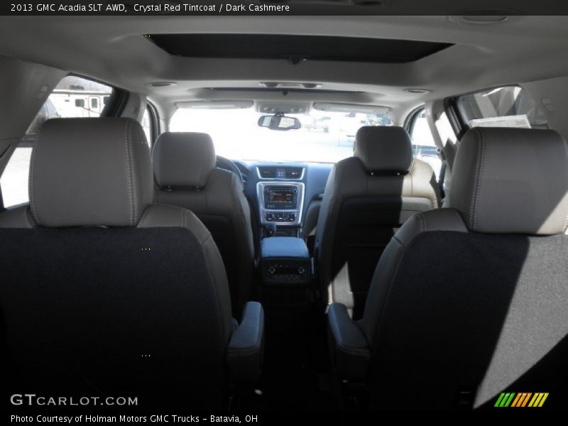 Crystal Red Tintcoat / Dark Cashmere 2013 GMC Acadia SLT AWD