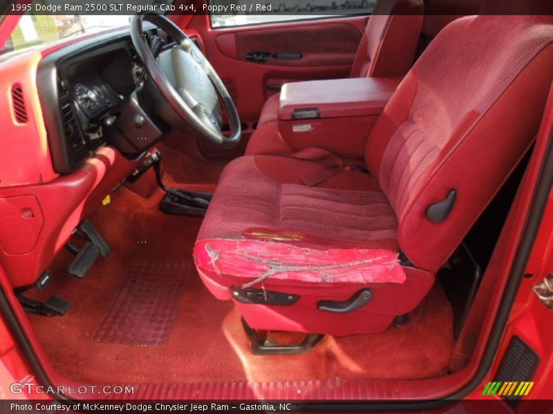  1995 Ram 2500 SLT Regular Cab 4x4 Red Interior