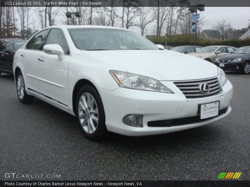 Starfire White Pearl / Parchment 2011 Lexus ES 350