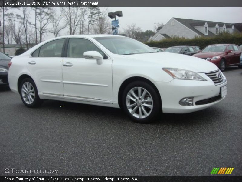 Starfire White Pearl / Parchment 2011 Lexus ES 350