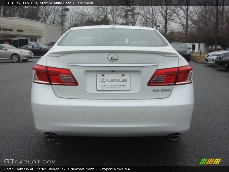 Starfire White Pearl / Parchment 2011 Lexus ES 350