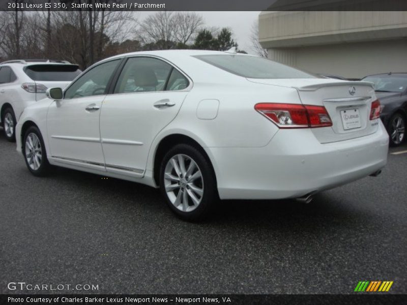 Starfire White Pearl / Parchment 2011 Lexus ES 350
