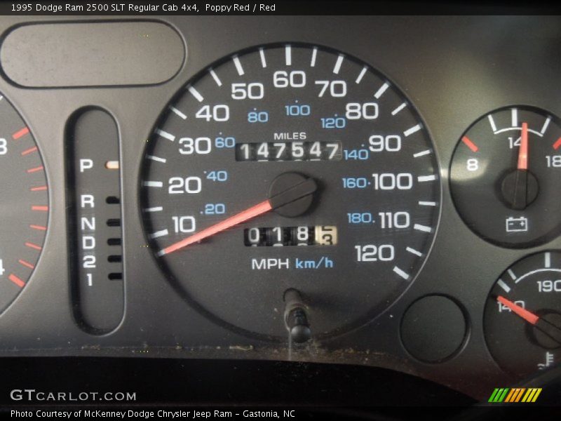  1995 Ram 2500 SLT Regular Cab 4x4 SLT Regular Cab 4x4 Gauges
