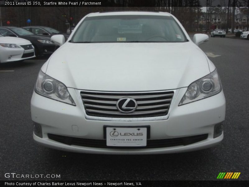 Starfire White Pearl / Parchment 2011 Lexus ES 350