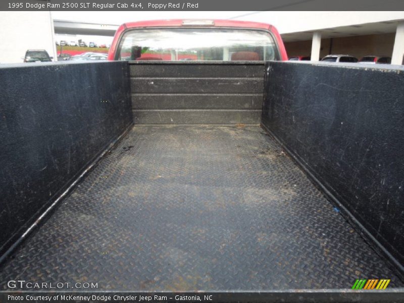 Poppy Red / Red 1995 Dodge Ram 2500 SLT Regular Cab 4x4