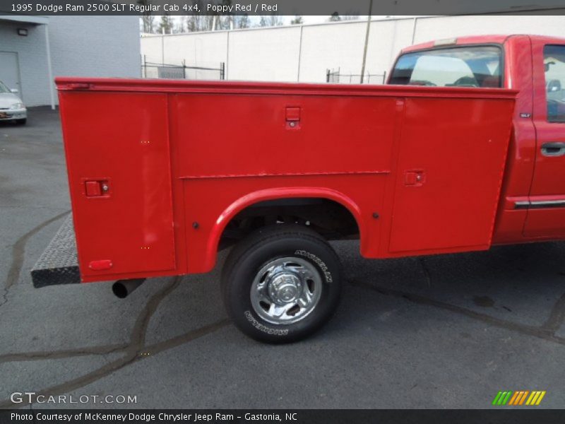 Poppy Red / Red 1995 Dodge Ram 2500 SLT Regular Cab 4x4