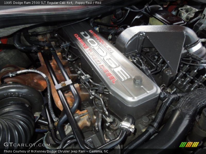  1995 Ram 2500 SLT Regular Cab 4x4 Engine - 5.9 Liter OHV 12-Valve Cummins Turbo Diesel Inline 6 Cylinder