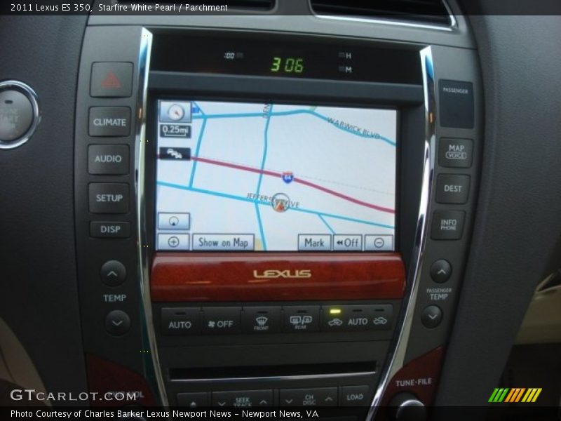 Starfire White Pearl / Parchment 2011 Lexus ES 350