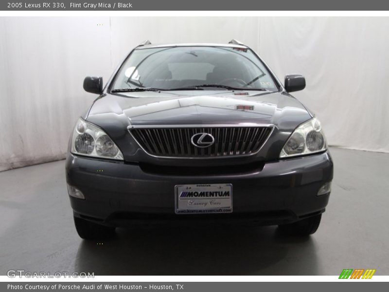 Flint Gray Mica / Black 2005 Lexus RX 330