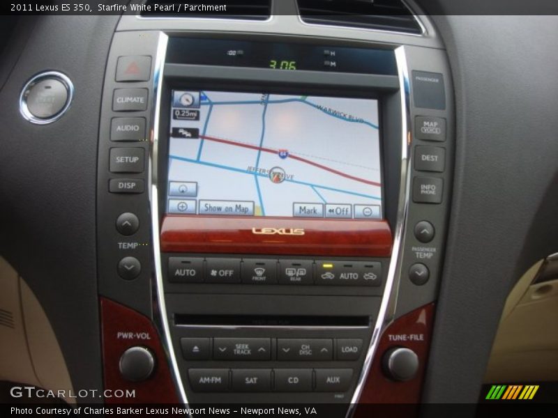 Starfire White Pearl / Parchment 2011 Lexus ES 350