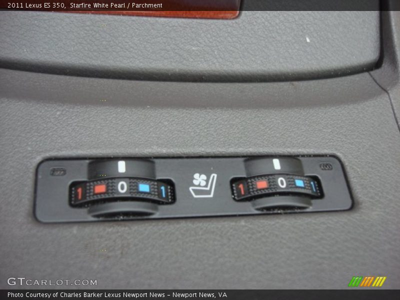 Starfire White Pearl / Parchment 2011 Lexus ES 350