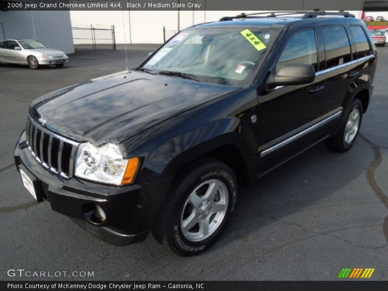 Black / Medium Slate Gray 2006 Jeep Grand Cherokee Limited 4x4