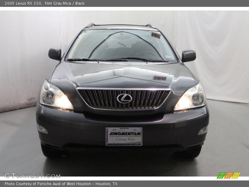 Flint Gray Mica / Black 2005 Lexus RX 330