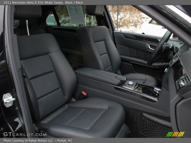 Black / Black 2011 Mercedes-Benz E 350 4Matic Sedan
