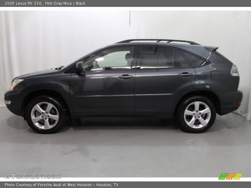 Flint Gray Mica / Black 2005 Lexus RX 330