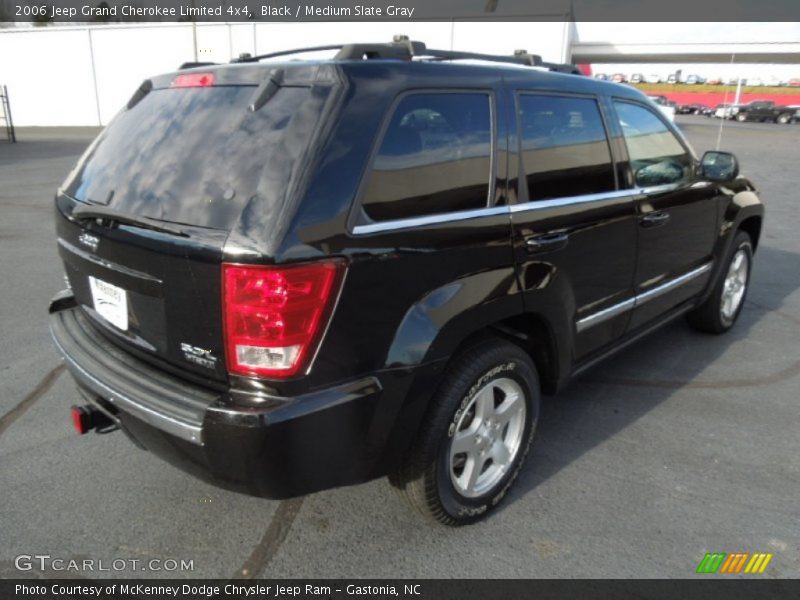 Black / Medium Slate Gray 2006 Jeep Grand Cherokee Limited 4x4