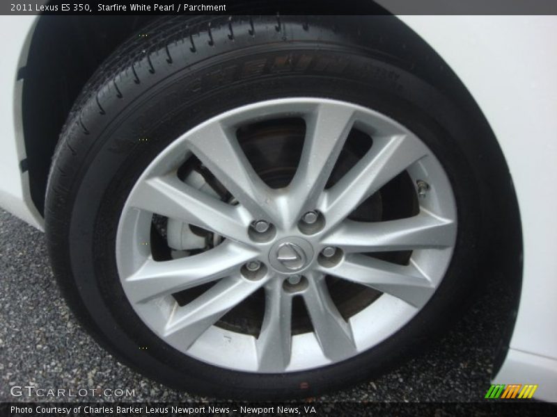 Starfire White Pearl / Parchment 2011 Lexus ES 350