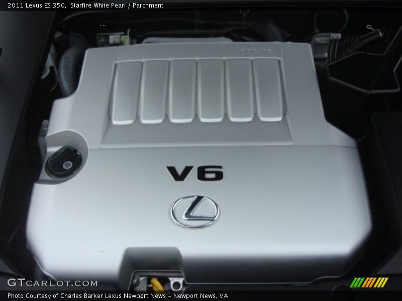 Starfire White Pearl / Parchment 2011 Lexus ES 350
