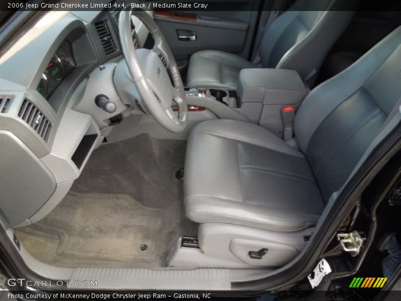 Black / Medium Slate Gray 2006 Jeep Grand Cherokee Limited 4x4