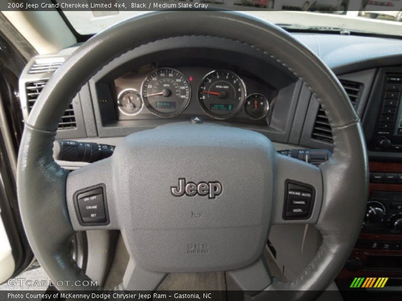 Black / Medium Slate Gray 2006 Jeep Grand Cherokee Limited 4x4