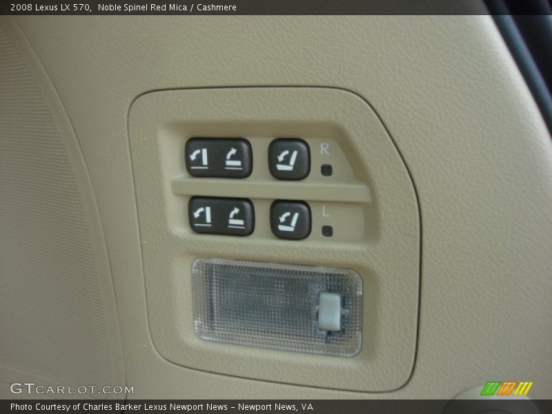 Noble Spinel Red Mica / Cashmere 2008 Lexus LX 570