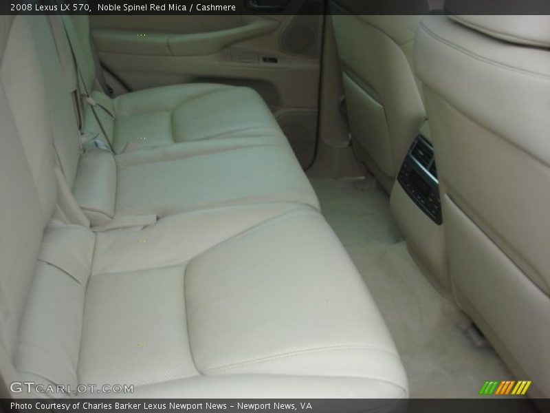 Noble Spinel Red Mica / Cashmere 2008 Lexus LX 570