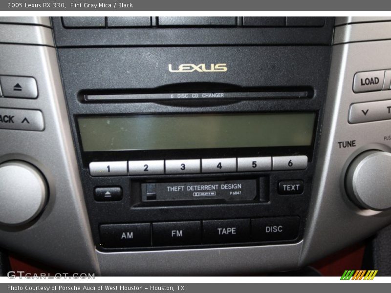 Flint Gray Mica / Black 2005 Lexus RX 330