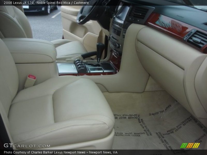 Noble Spinel Red Mica / Cashmere 2008 Lexus LX 570