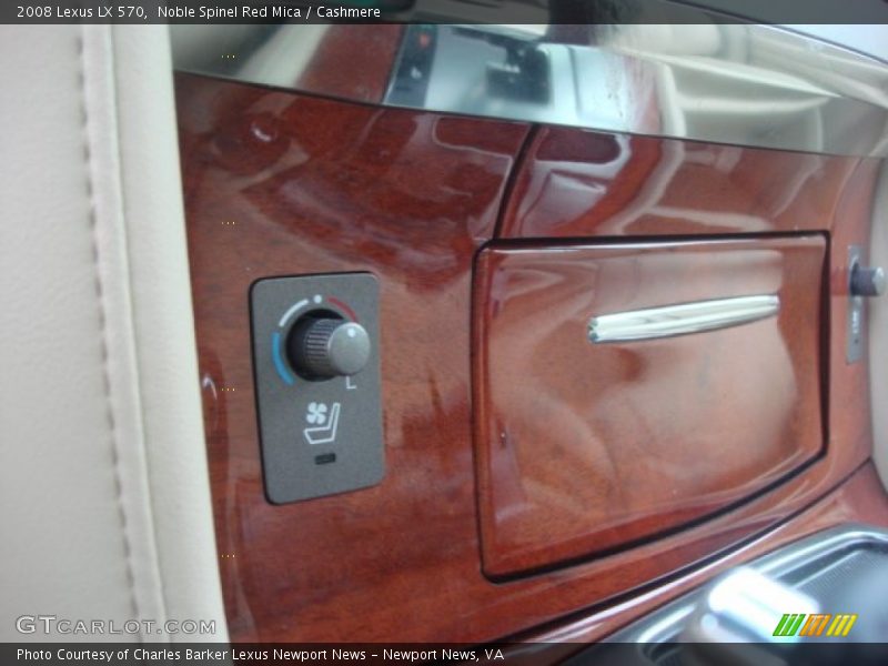 Noble Spinel Red Mica / Cashmere 2008 Lexus LX 570